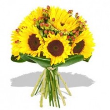 6pcs Sunflower in a Bouquet